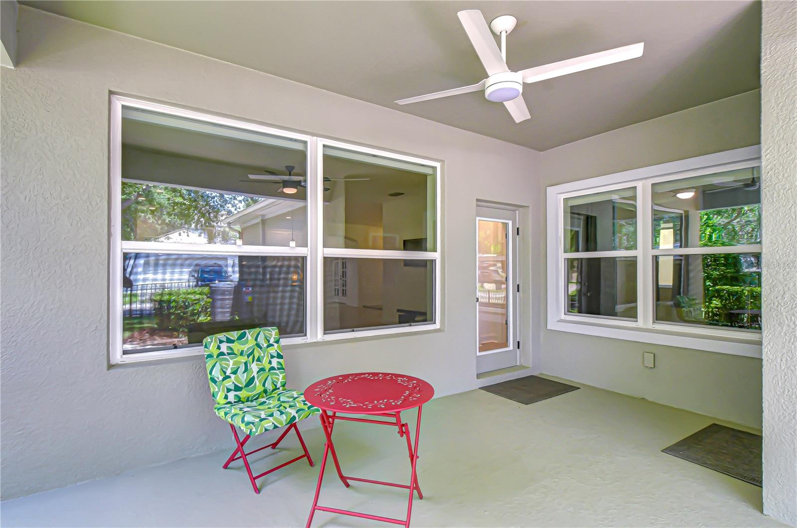 Covered rear lanai — your outdoor living room