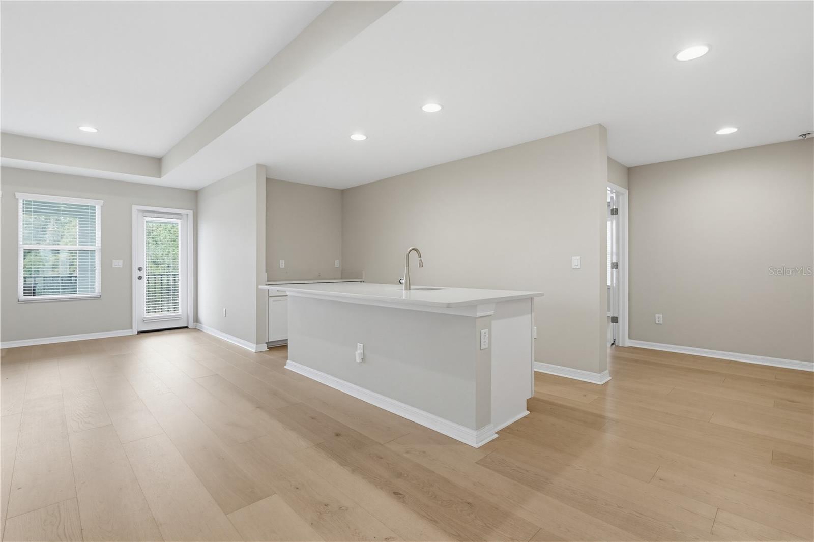 Upstairs loft with wet bar