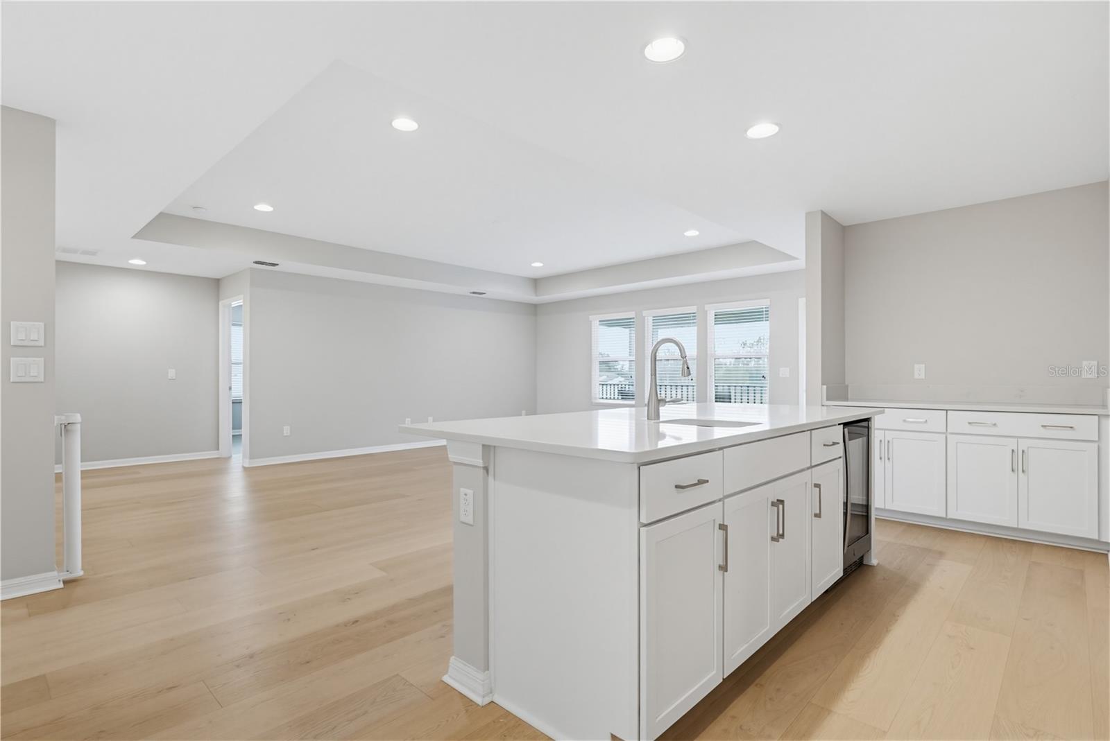 Upstairs loft with wet bar