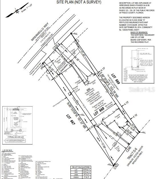 3888 Masaniello Way Plot Plan