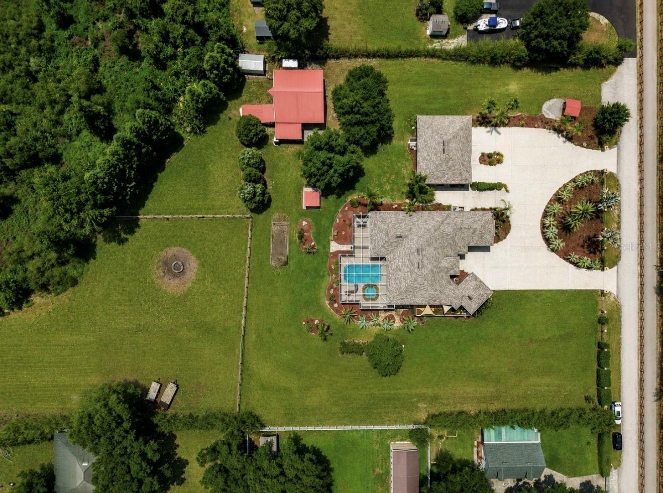 Aerial property view