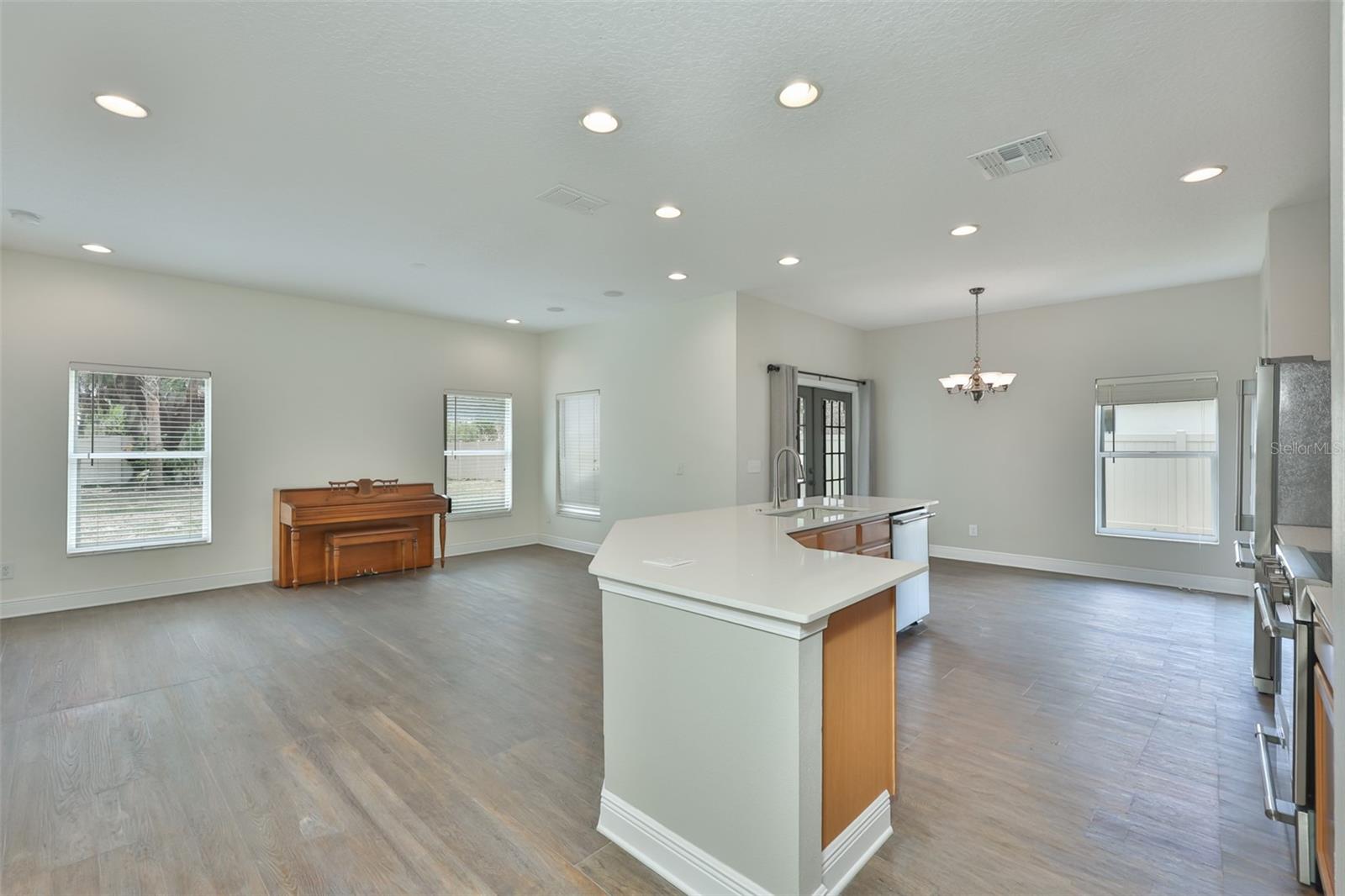 Kitchen and Family Room