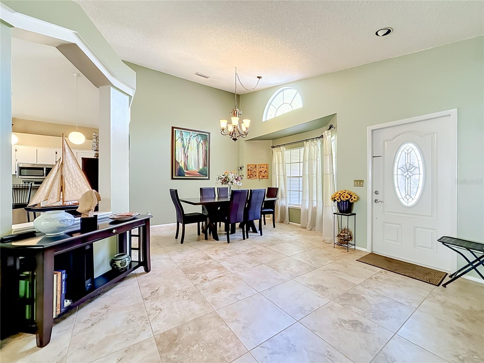 Dining Room and High Ceilings in most of the home!
