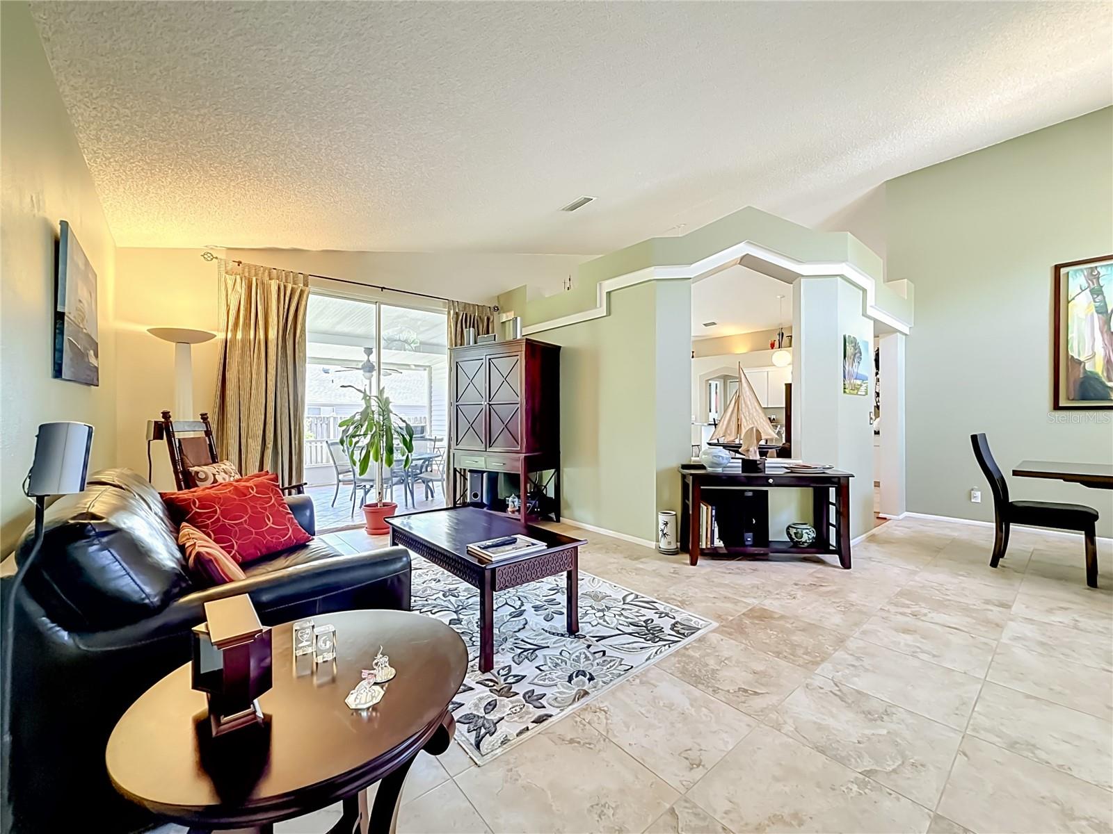 Living area and dining combined. Great for Entertaining!