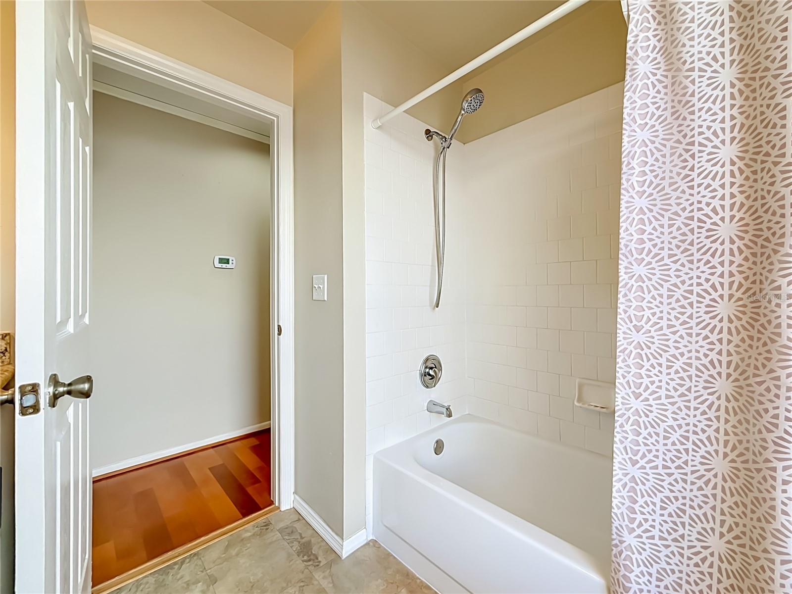 Bathroom 2 with tub.