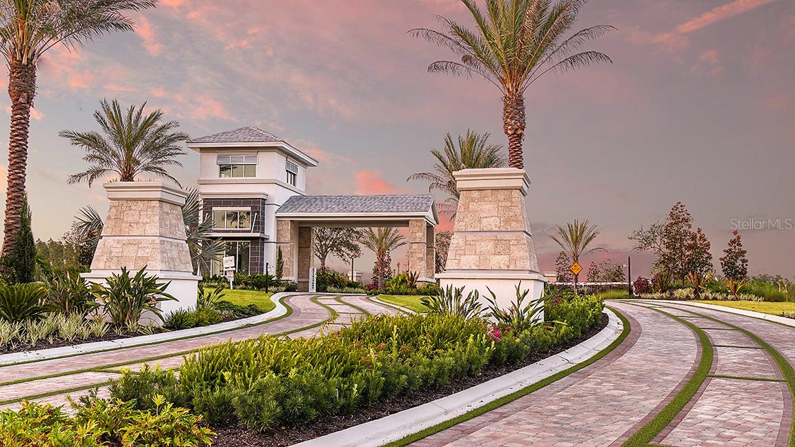 Esplanade at Wiregrass Ranch Community Entrance