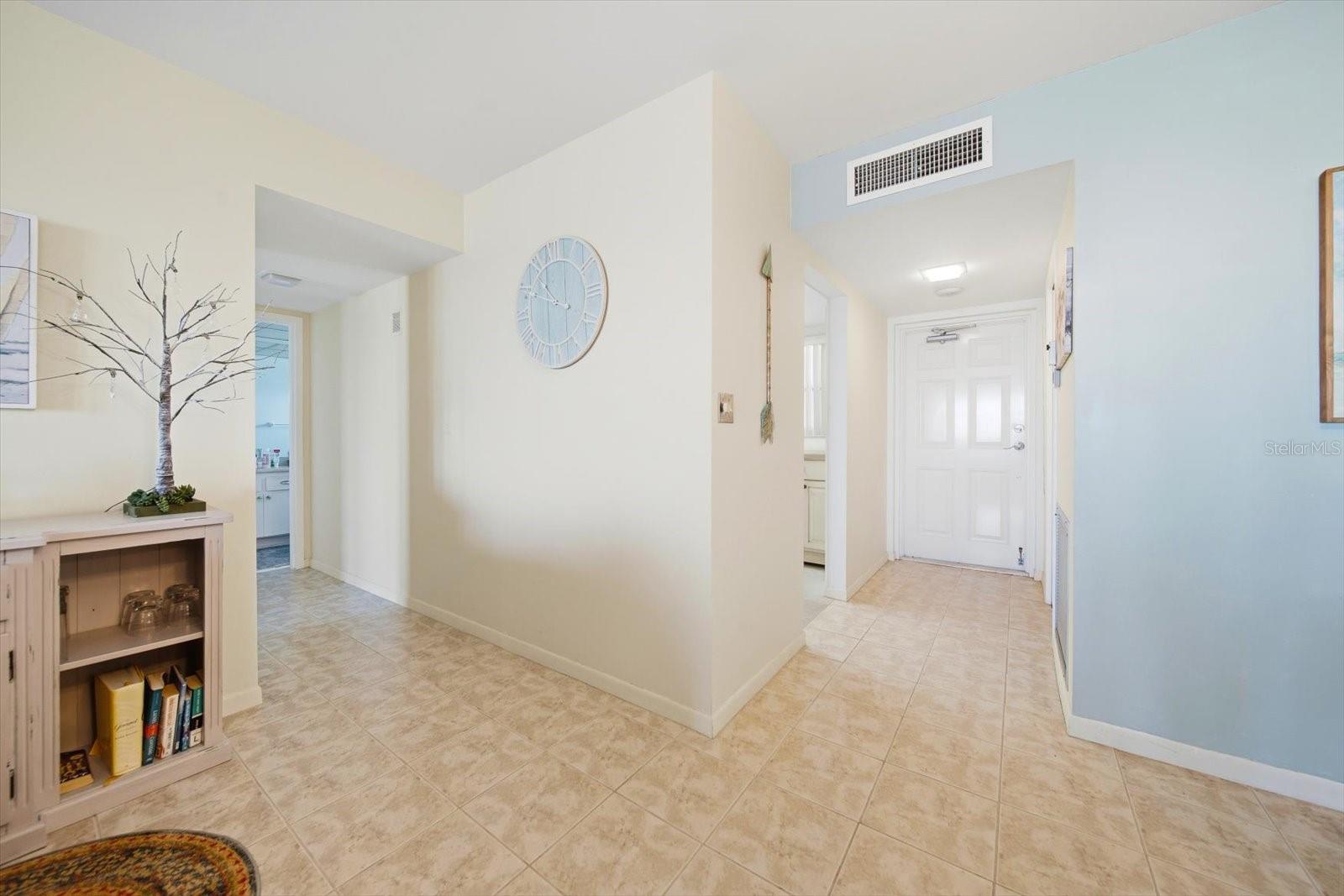 Leaving the kitchen you enter the spacious living living area!