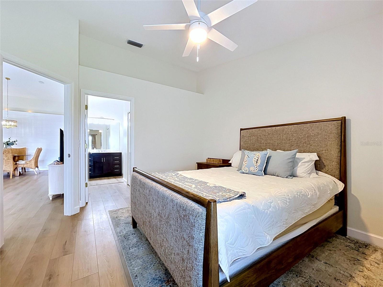 Primary Bedroom Suite has En Suite Bathroom and a Walk-In Closet