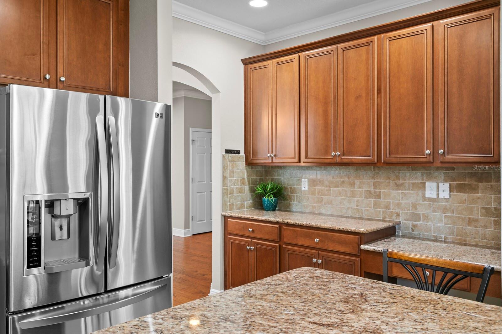 42" upper cabinets and workstation