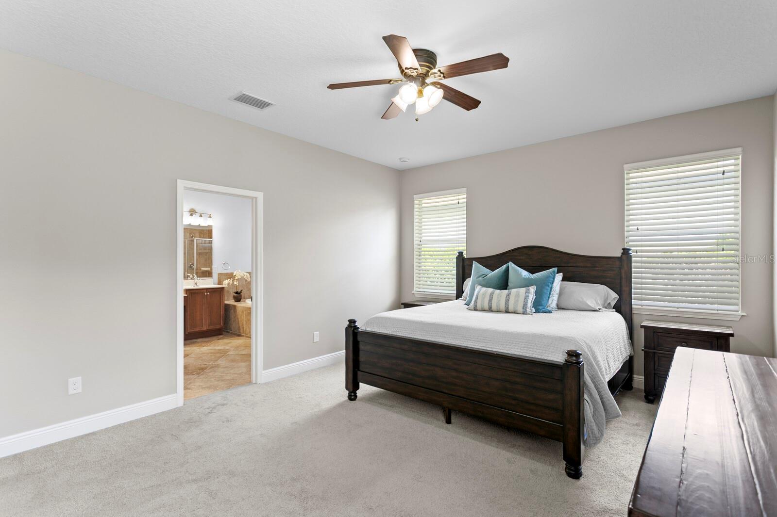 Primary suite with primary bath