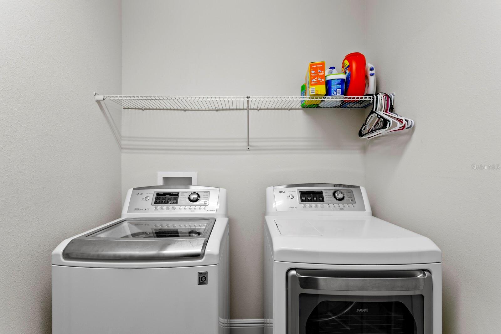Inside utility room