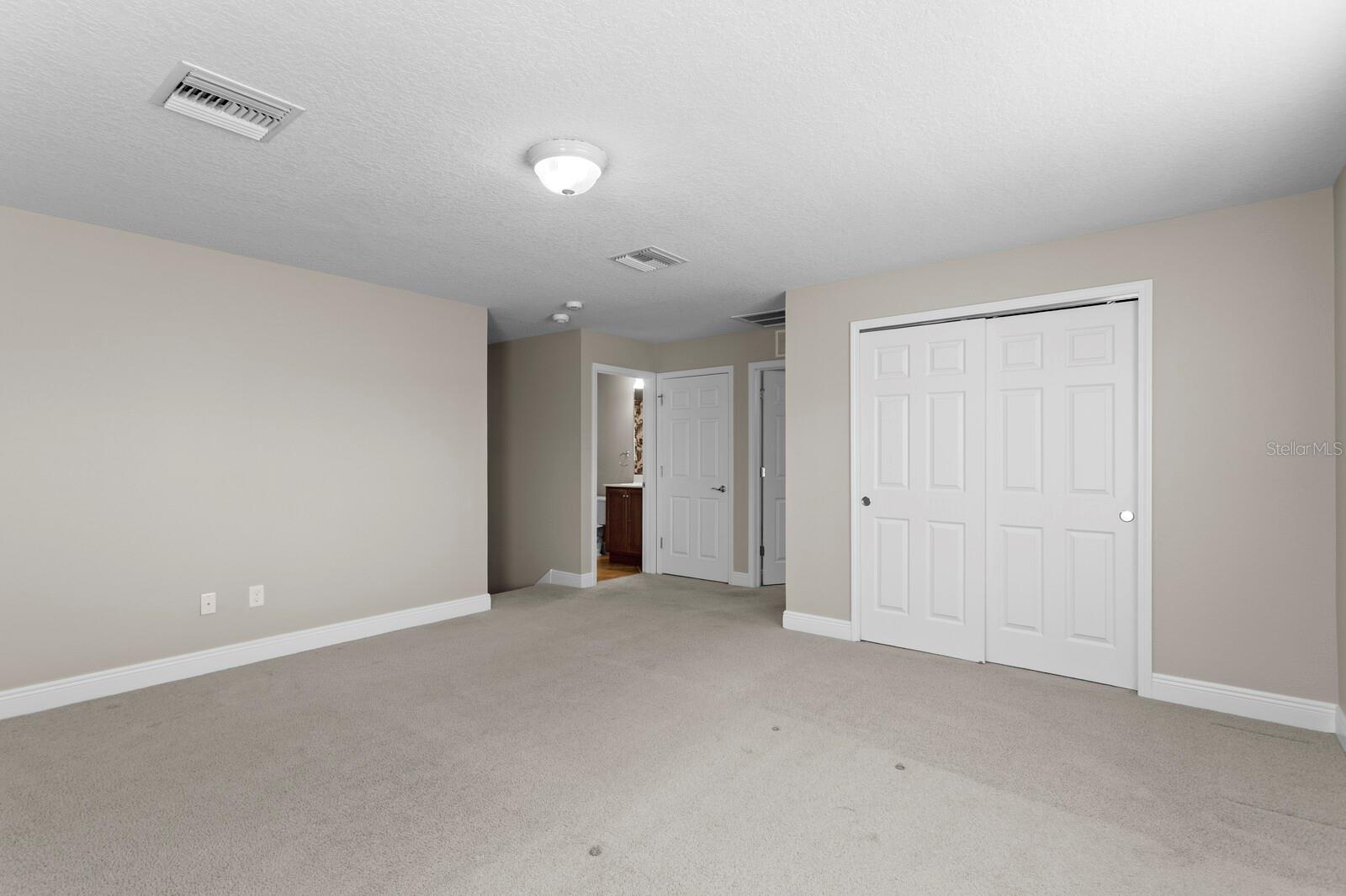Storage closet in 2nd floor bonus room