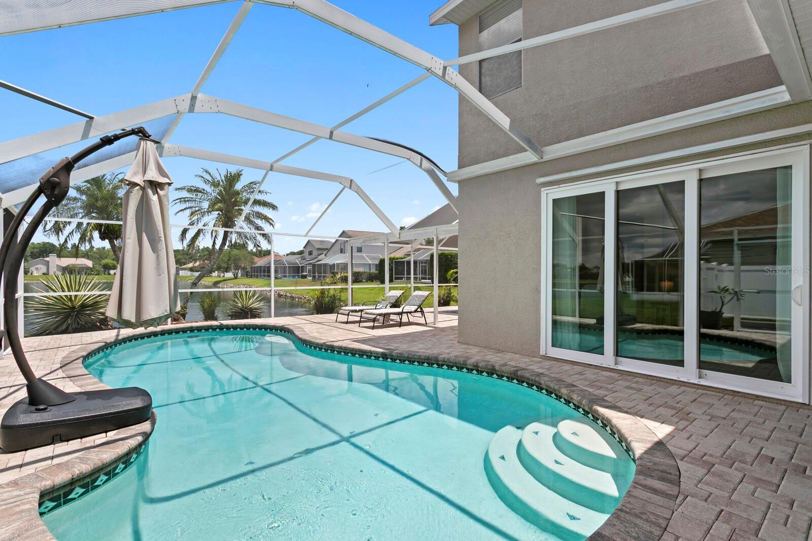 Fantastic saltwater heated pool