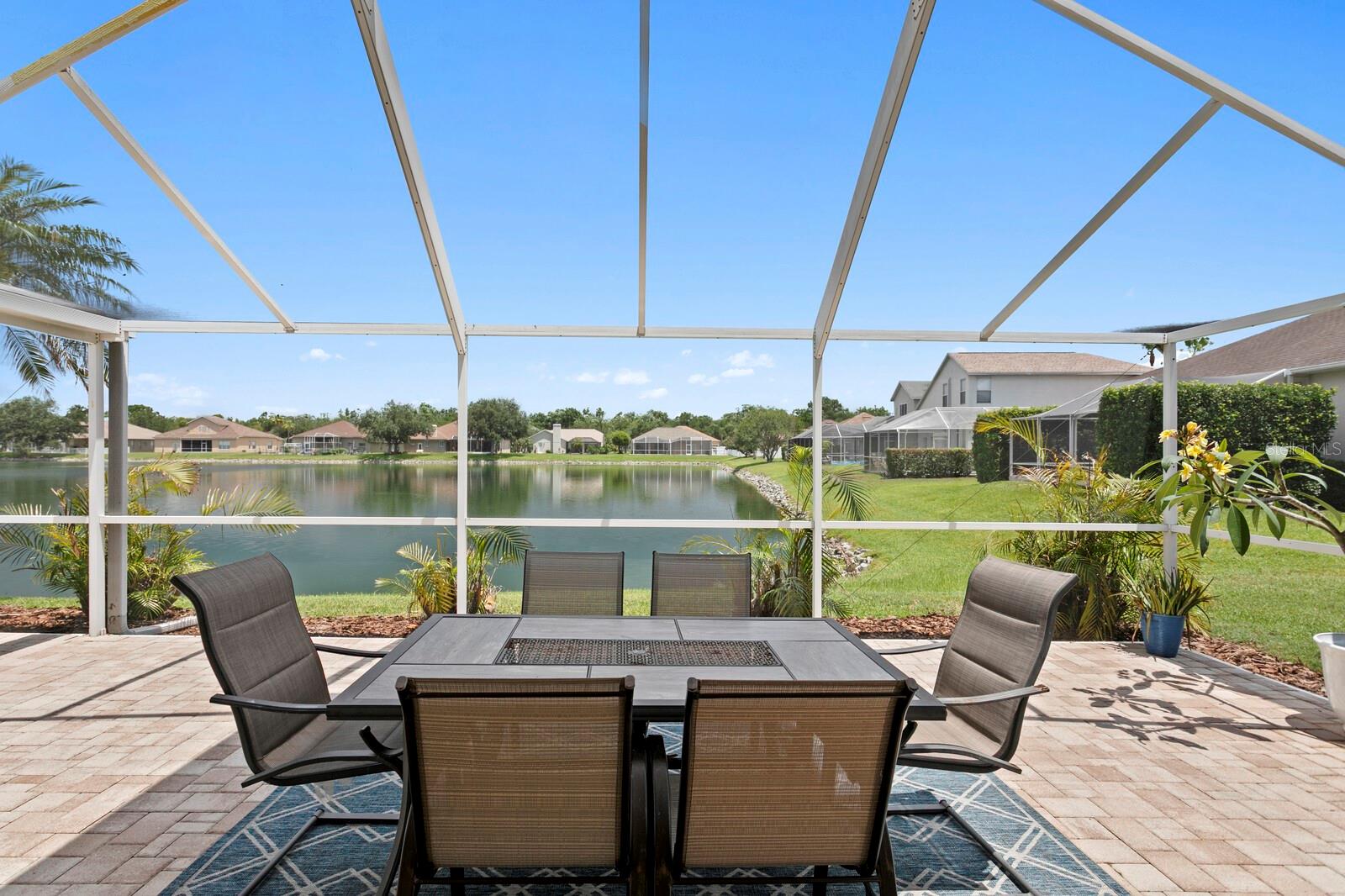 Enjoy waterside outdoor dining