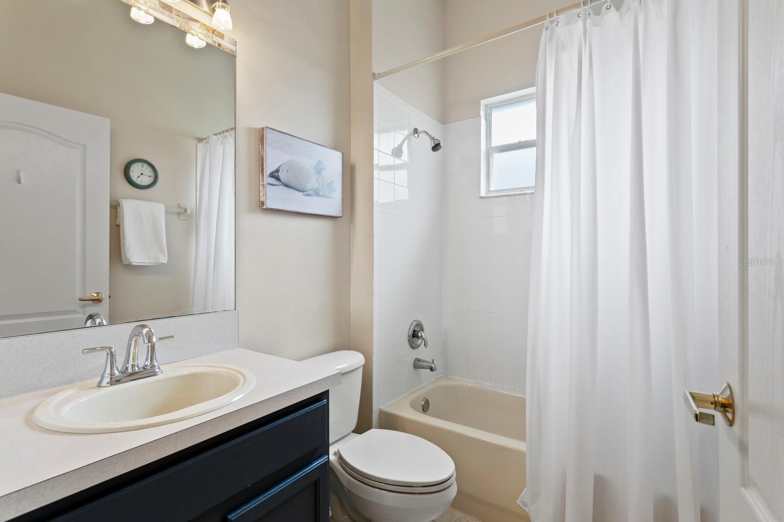 2nd full bath being shared by 2nd and 3rd bedrooms