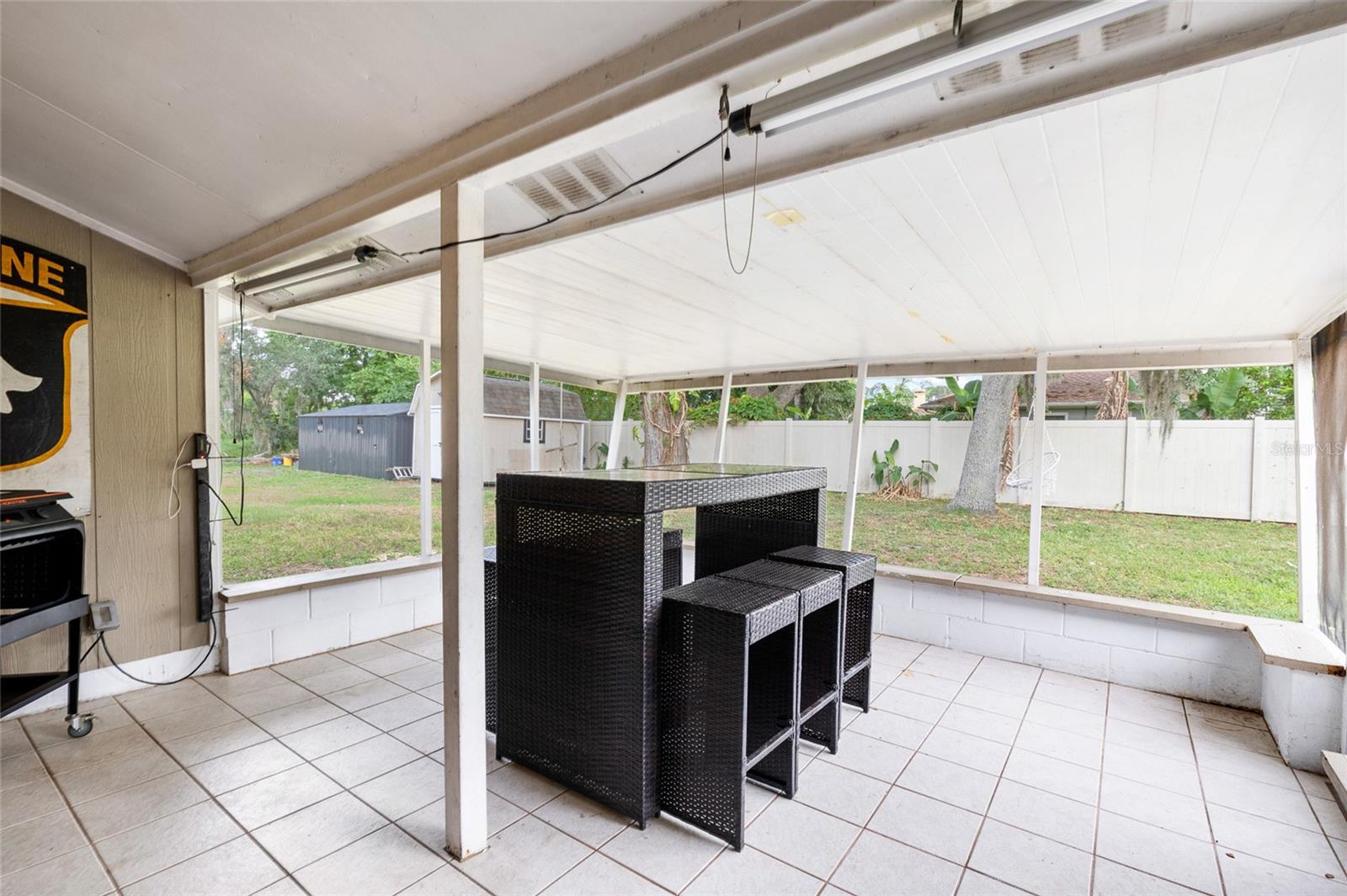 Screened in Porch off of Family Room