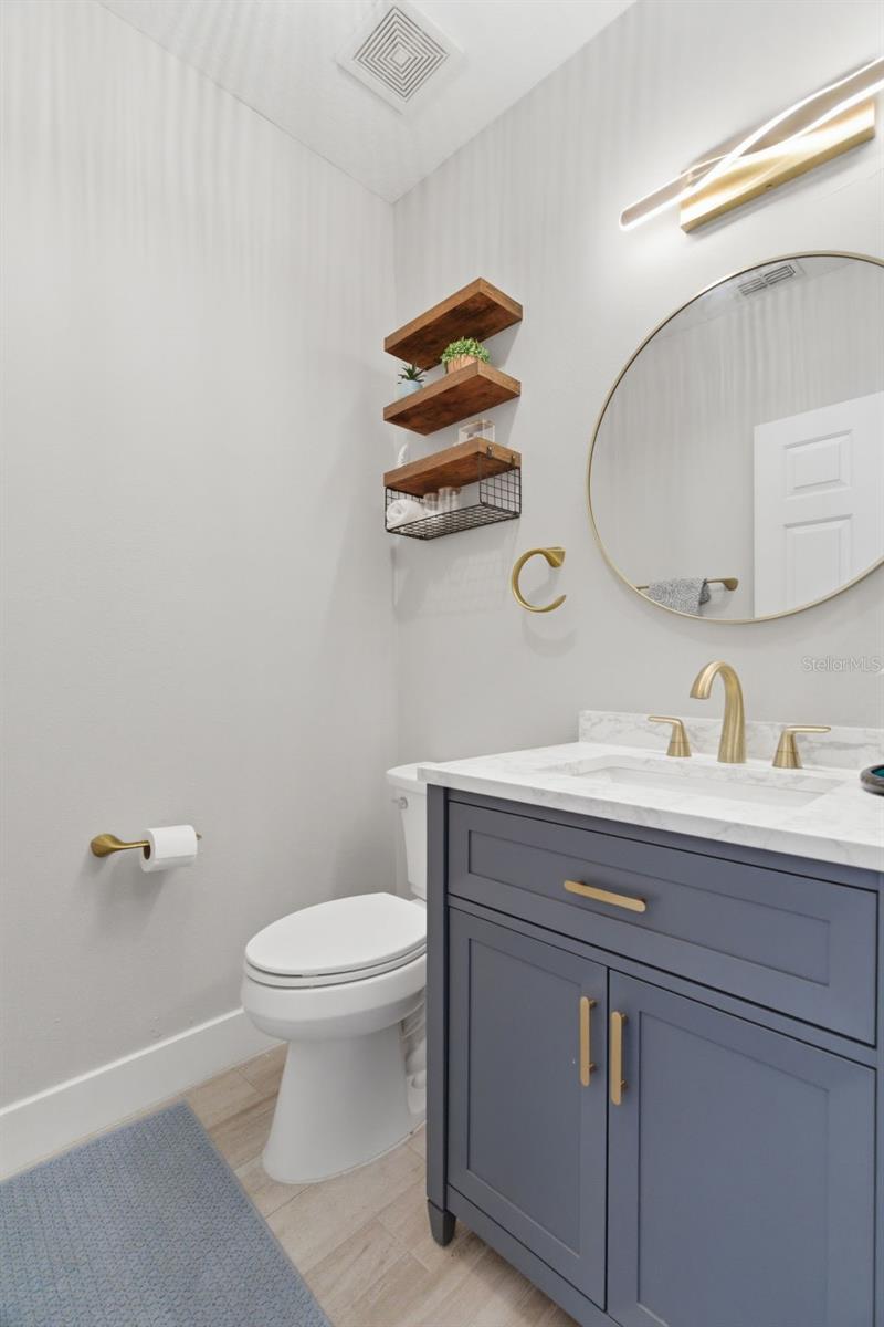Half bath on first floor