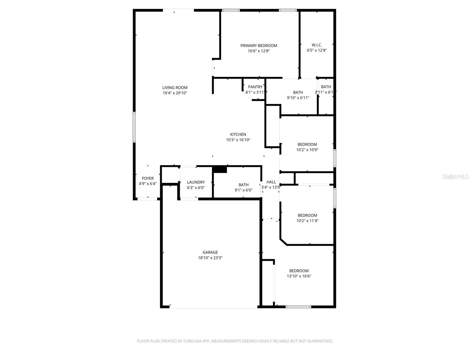 Single Story Floor Plan