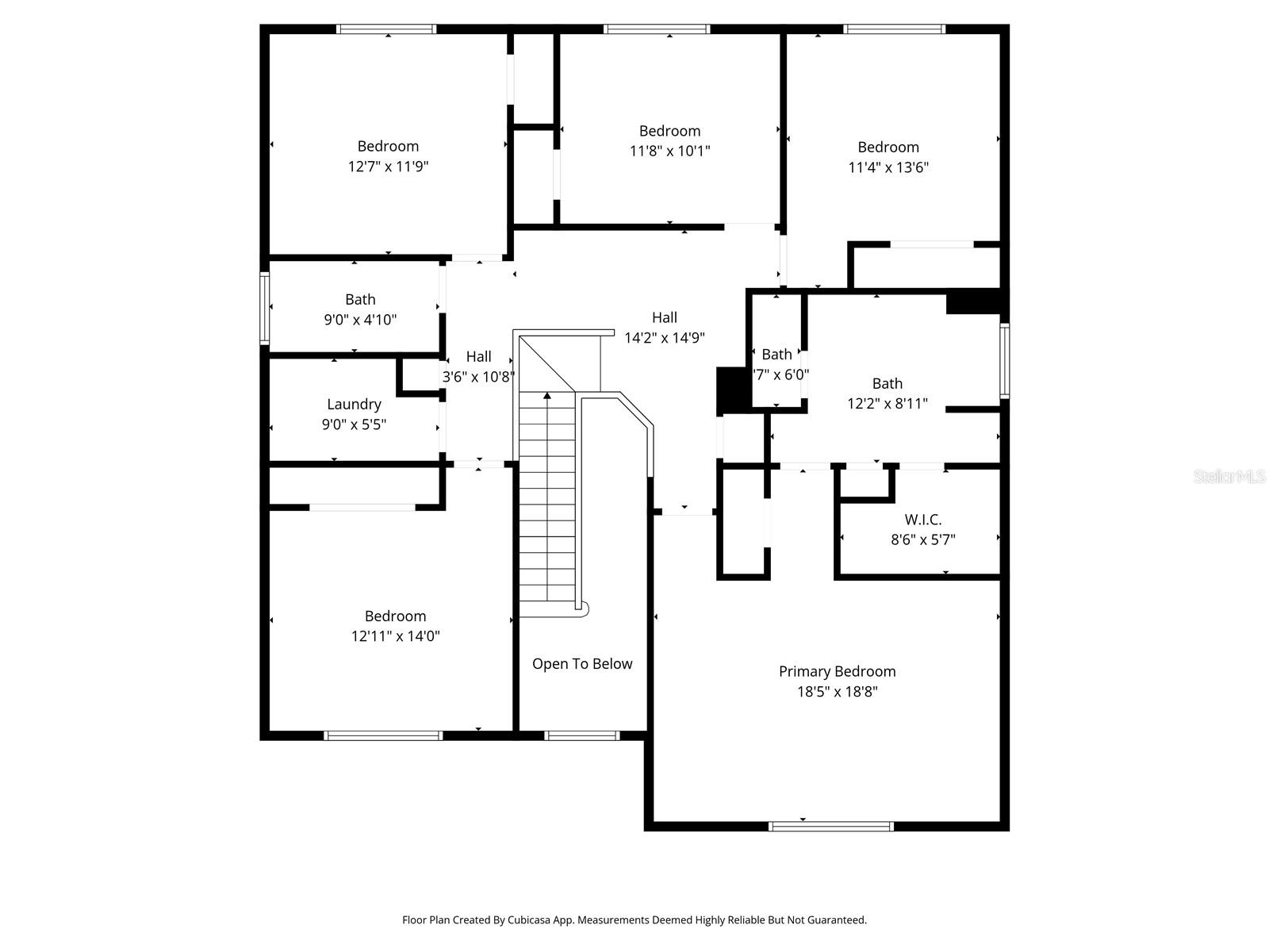 Second floor layout