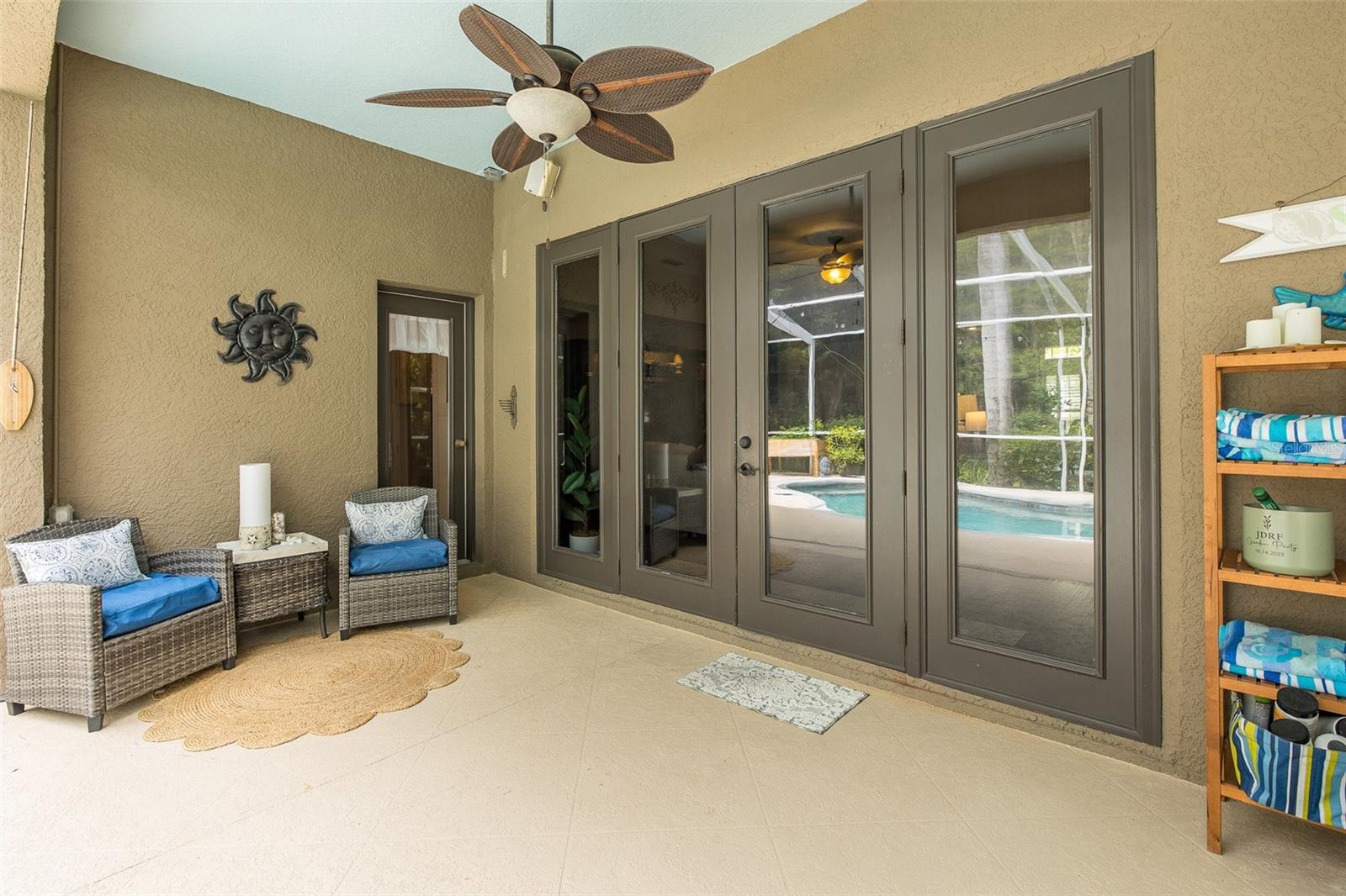 Covered patio
