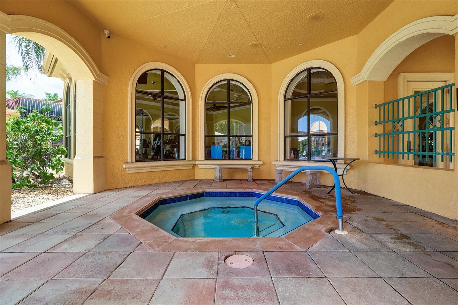 Geo thermal heated spa