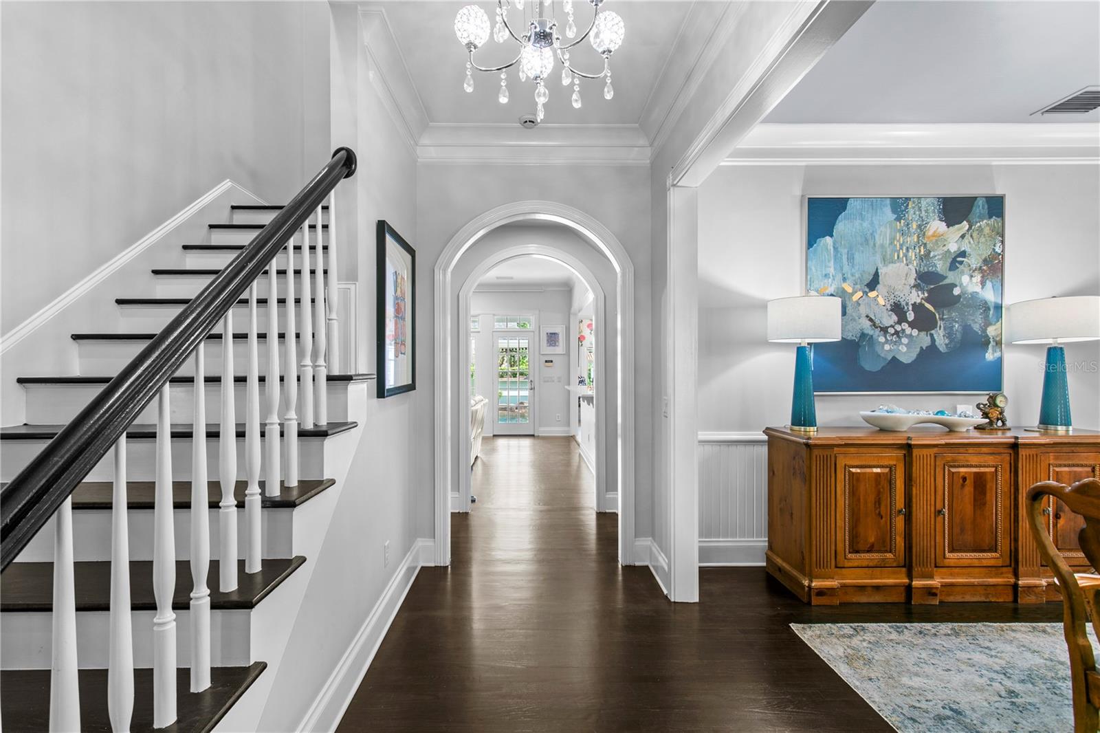 Step inside to tall ceilings and beautiful natural light that fills the space.