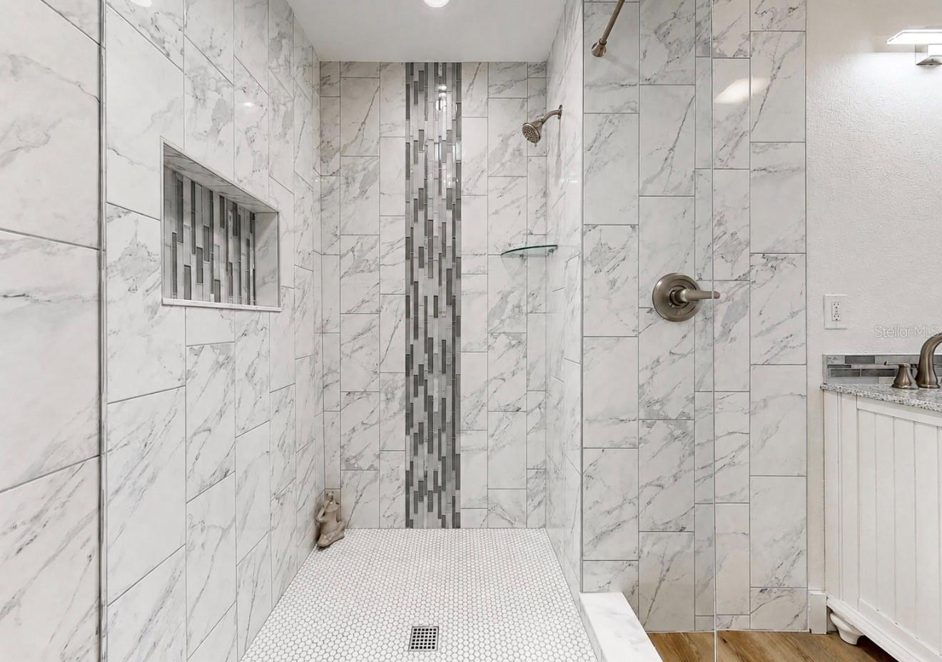 Walk in shower