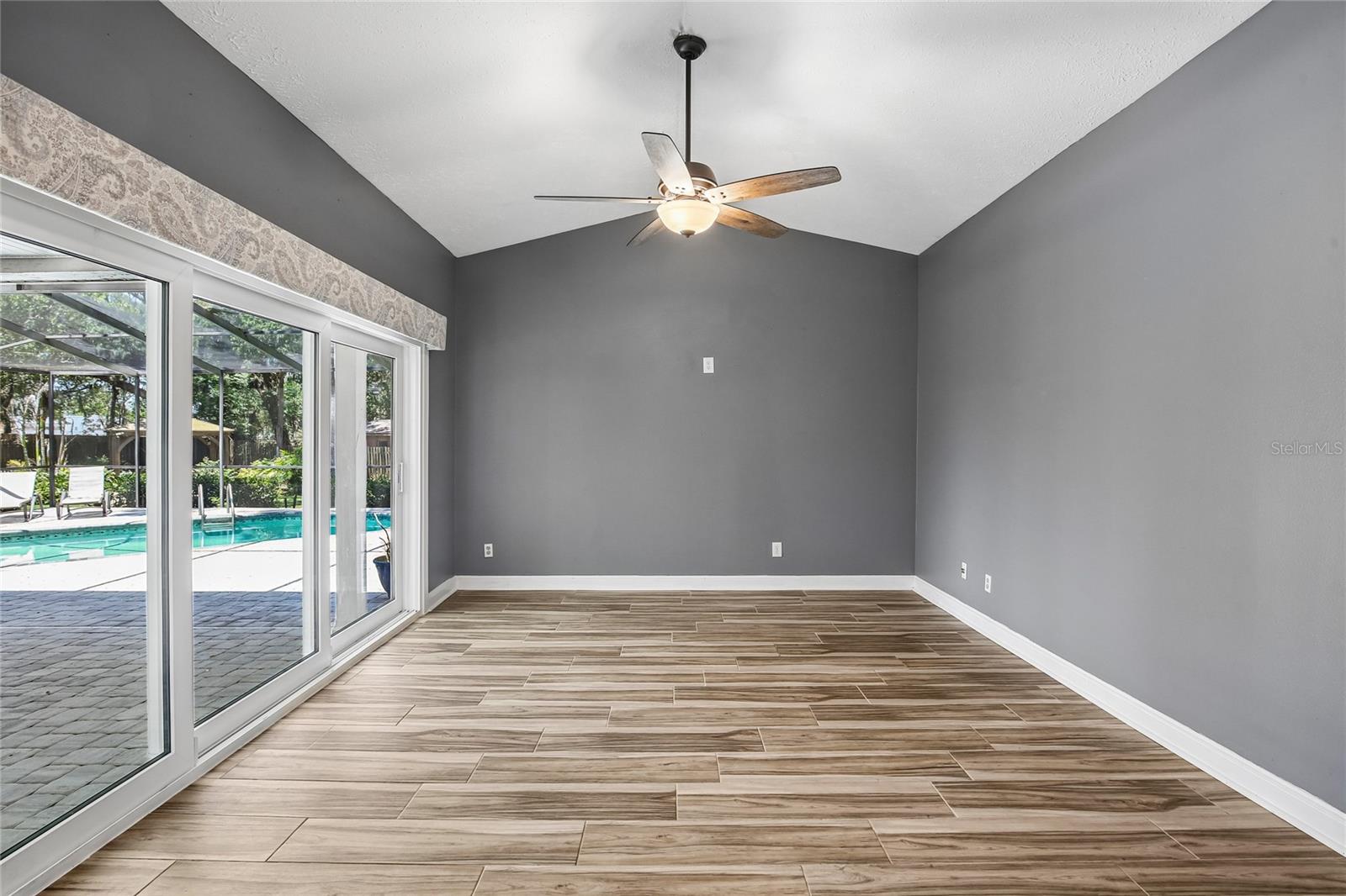Family Room with view to lanai