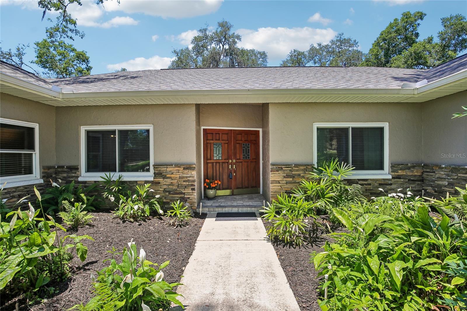 Front Double Door Entrance