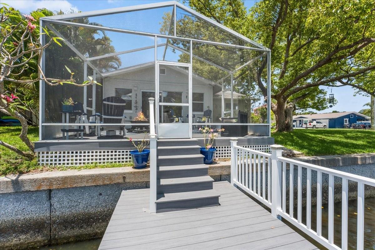Enclosed Back Patio