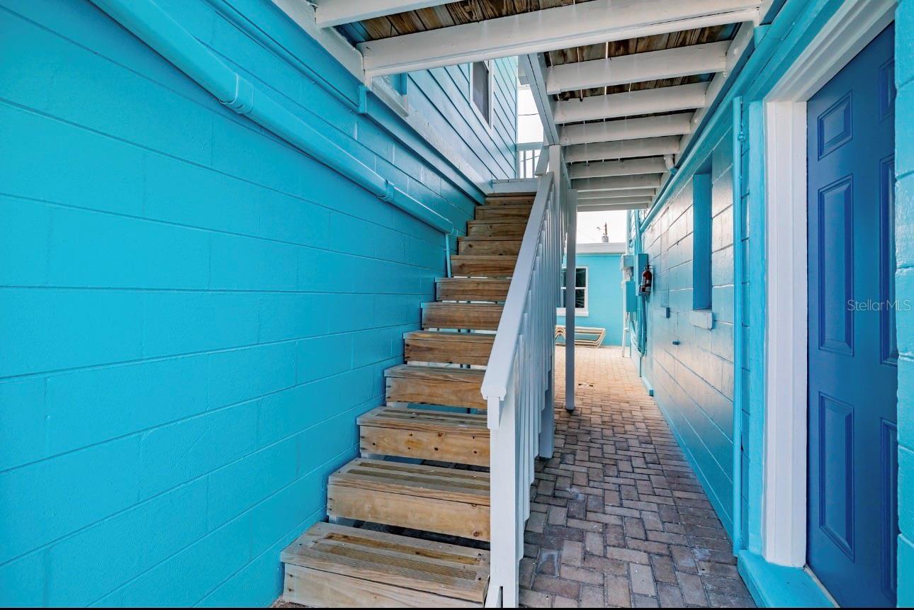 Stairway to Unit 12