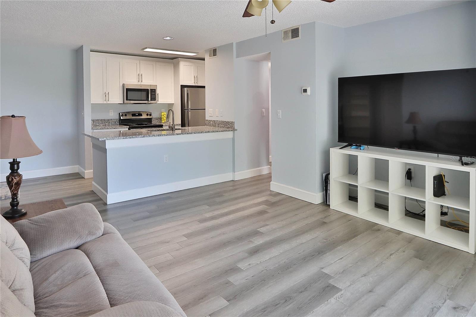 LIVING ROOM/ KITCHEN VIEW