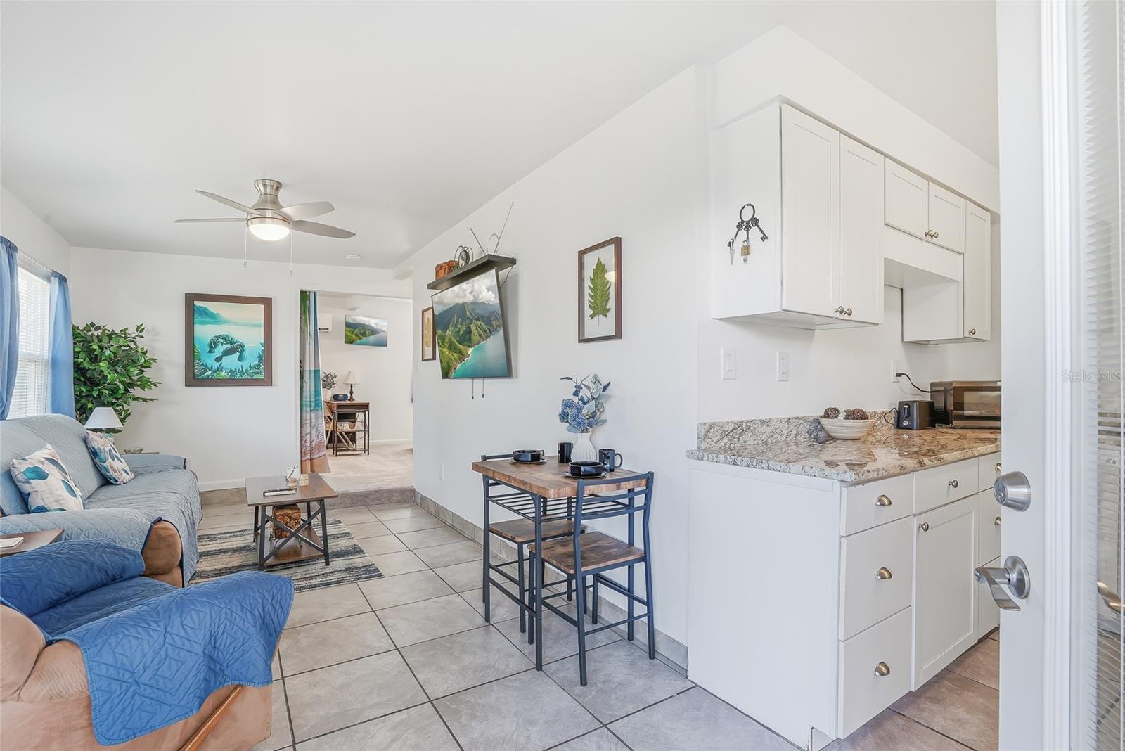 Back yard view plenty of room away from trees