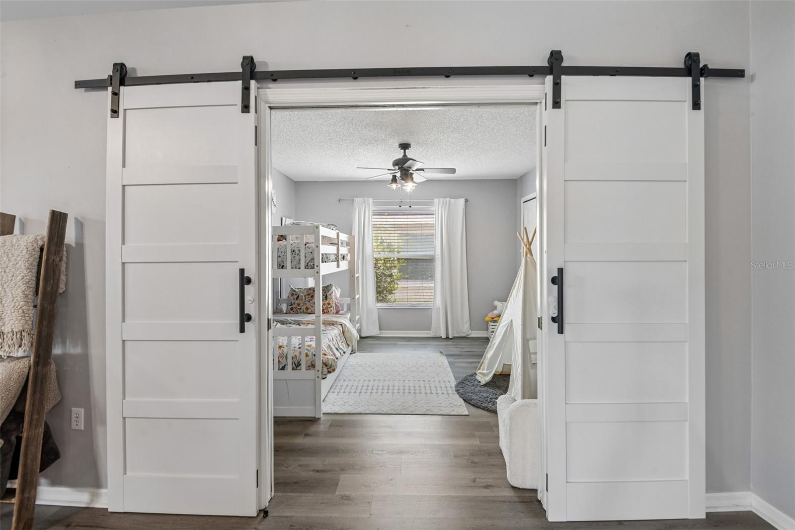Stylish double barn doors