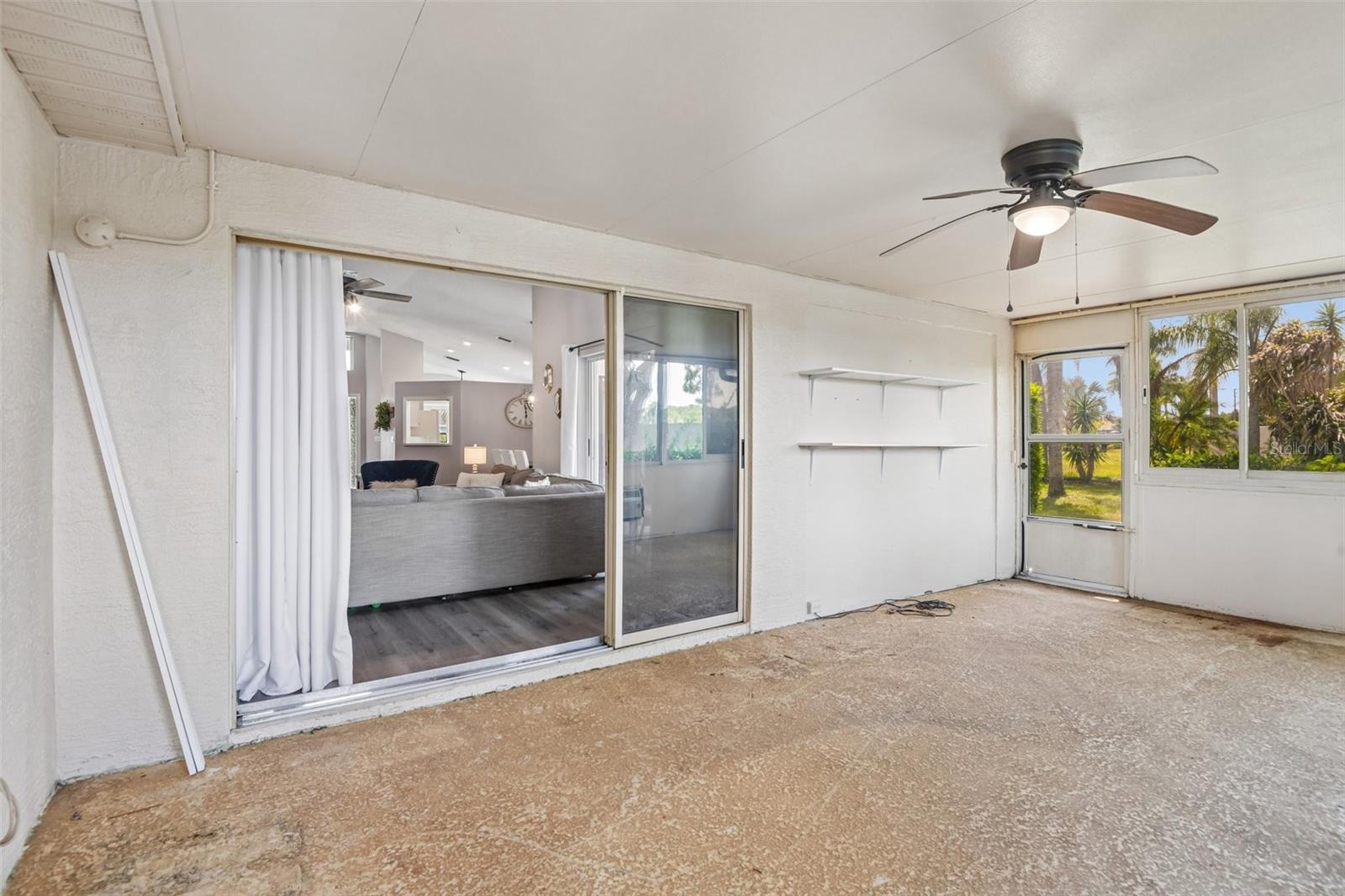 Sunroom offers an additional 264 sq. feet of covered space