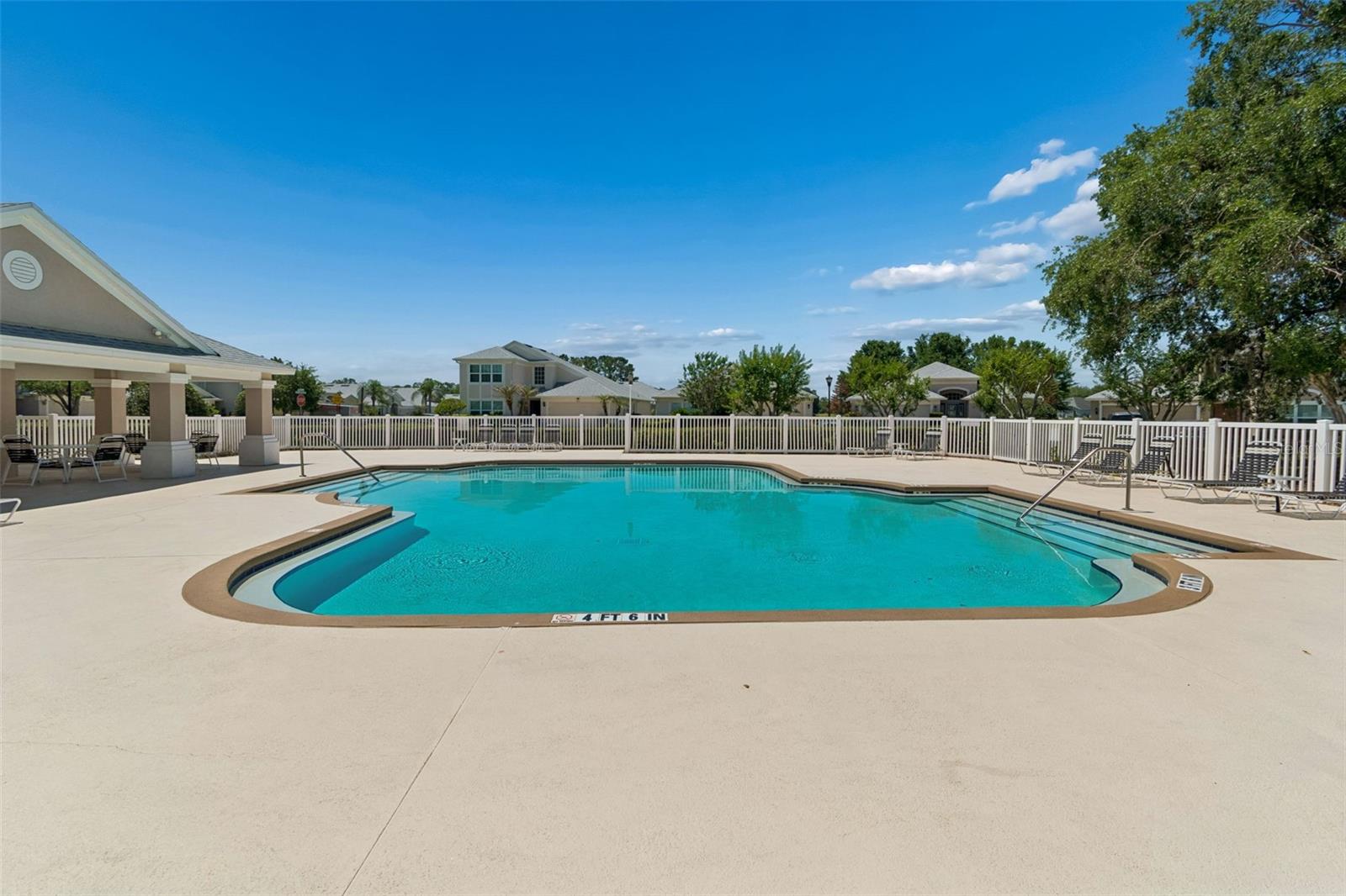 Pool for Remington Village residents only