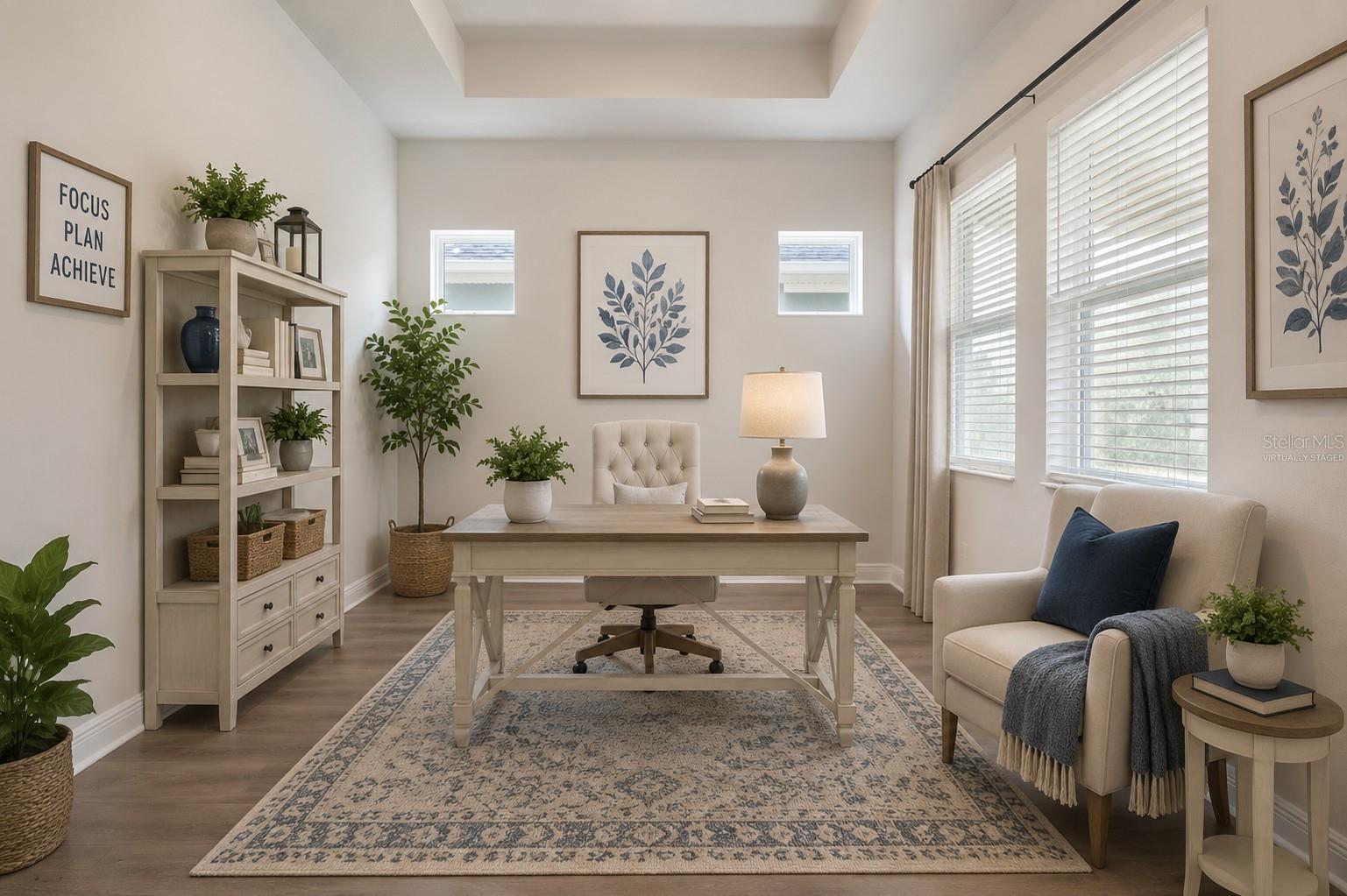 Office space/flex room (virtually staged)