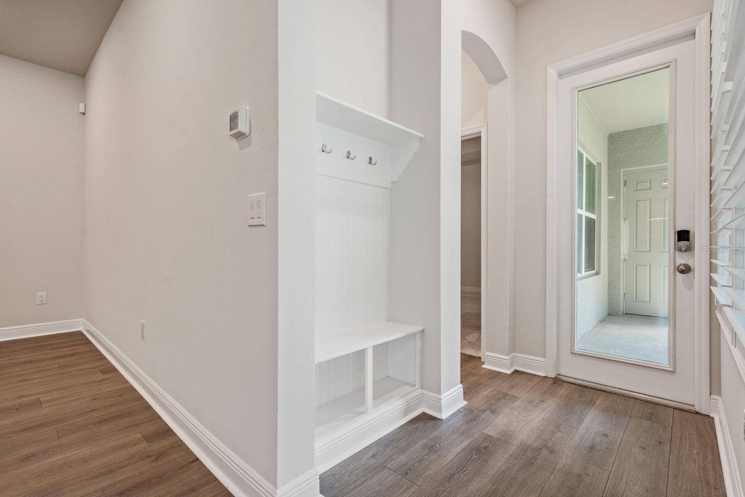 Built-in tree closet