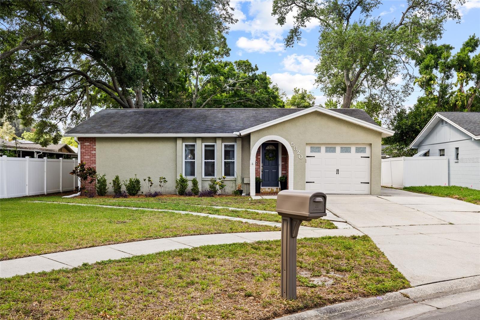 Oversized front yard