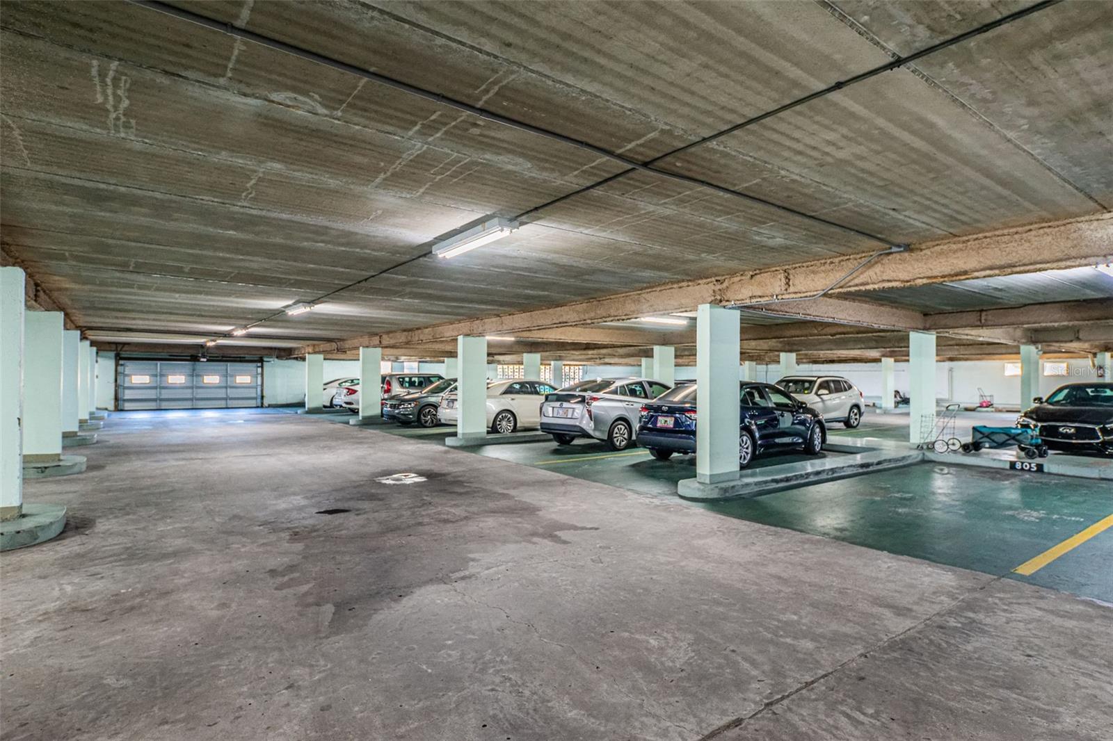 Secure under building one space