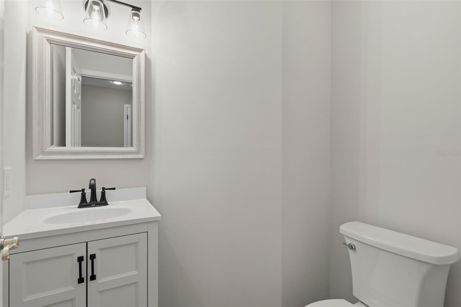 downstairs half bath