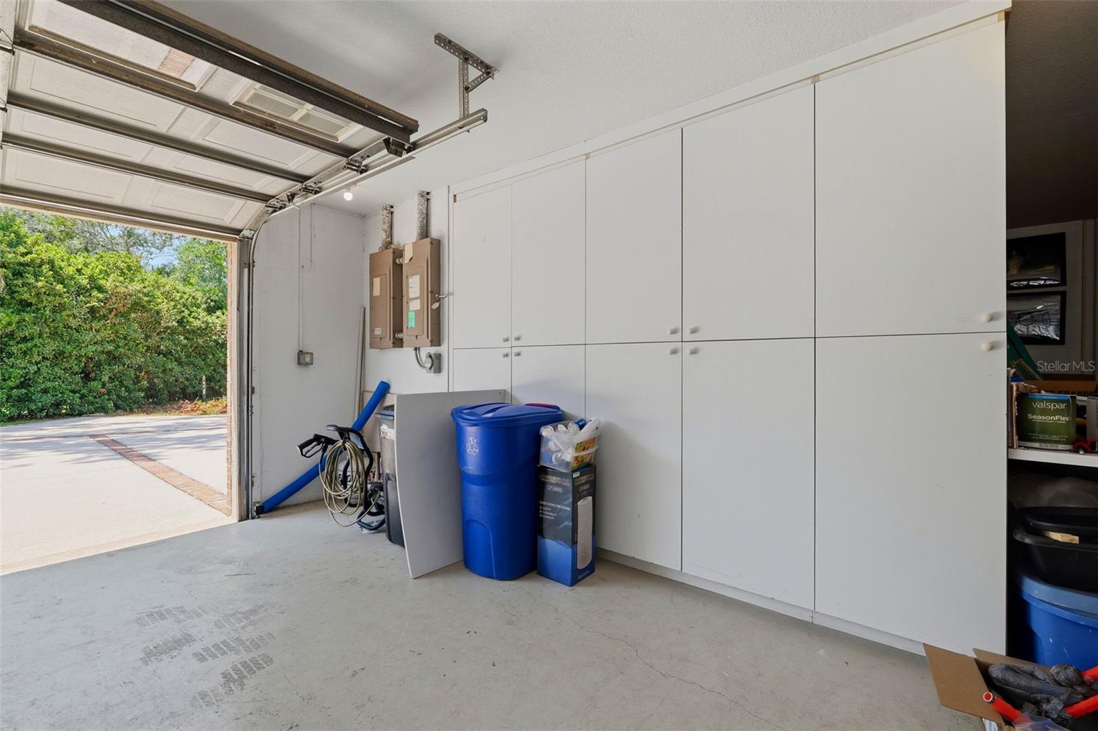 Tons of Storage in the garage