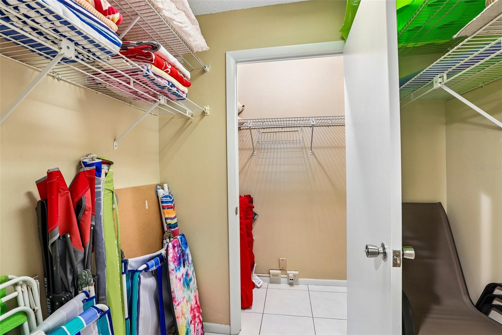 interior storage with owners' closet