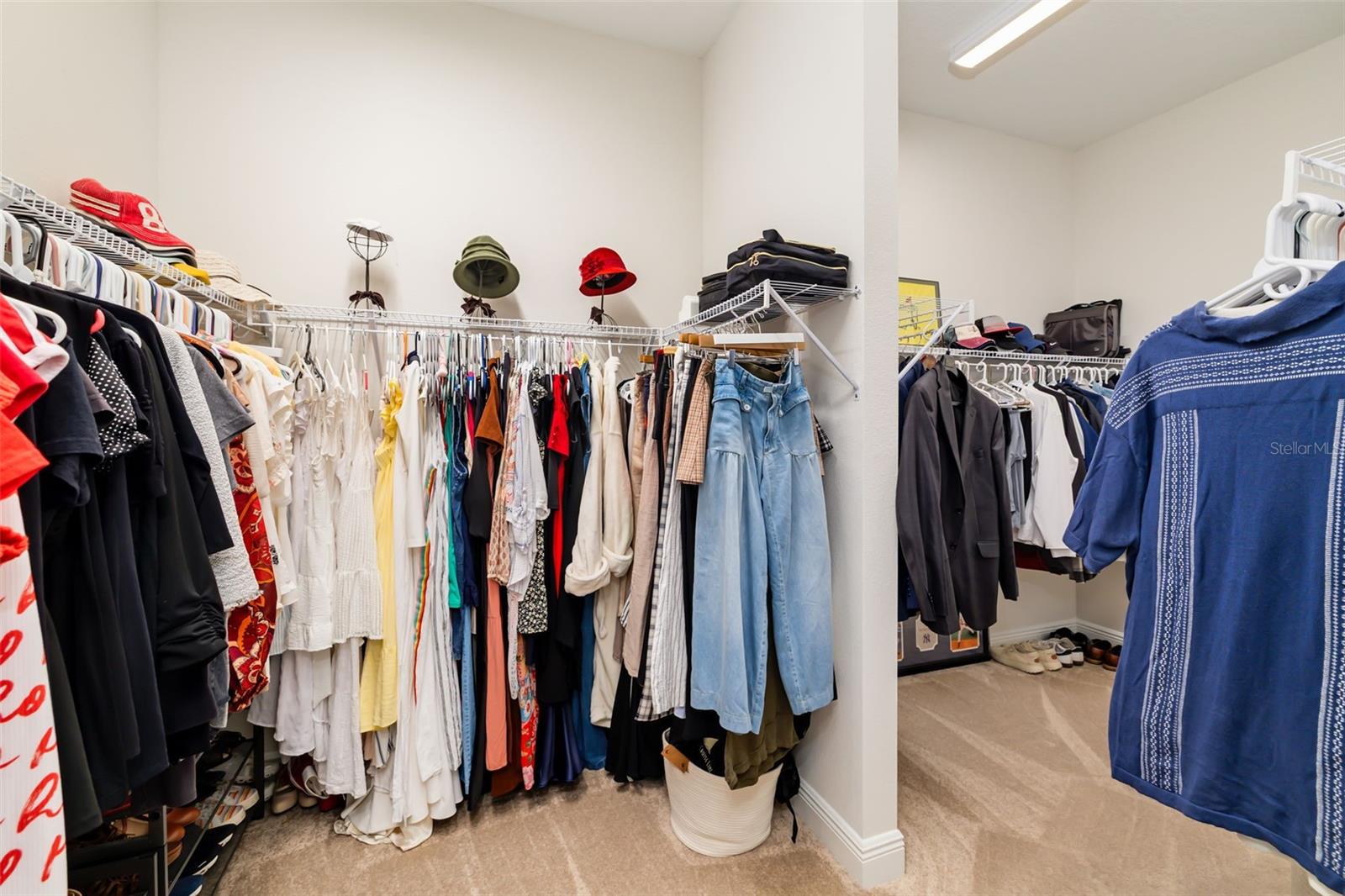 HUGE walk in master closet