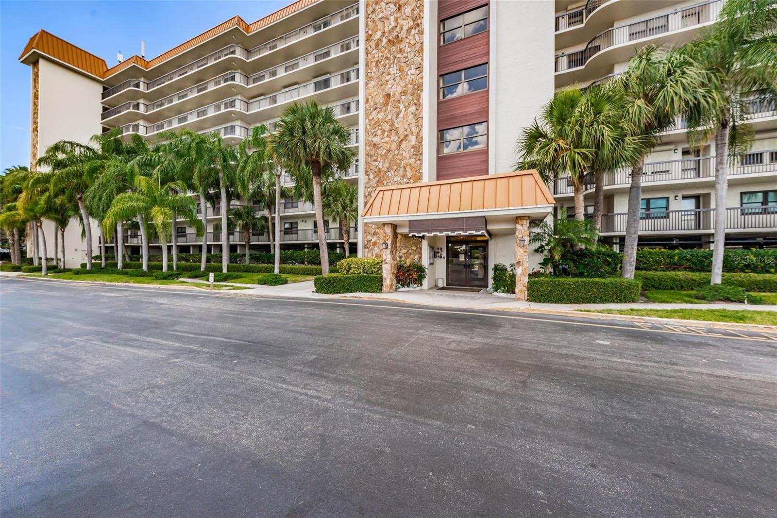 Main entrance with exceptional landscaping!