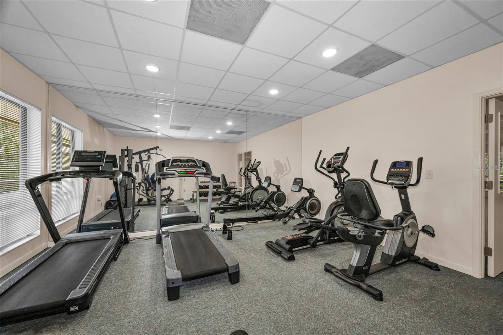 Exercise room.