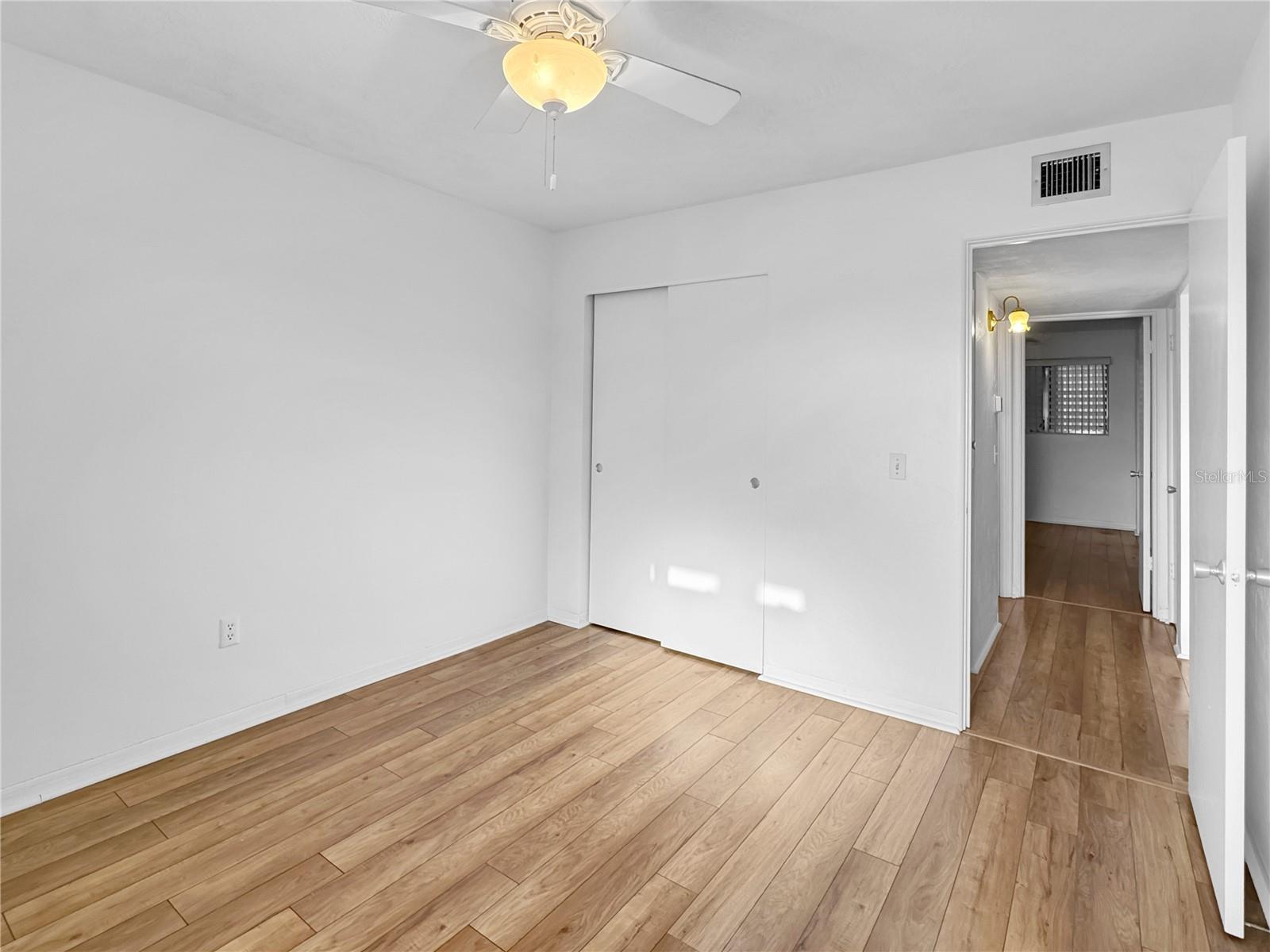 2nd bedroom with good size closets