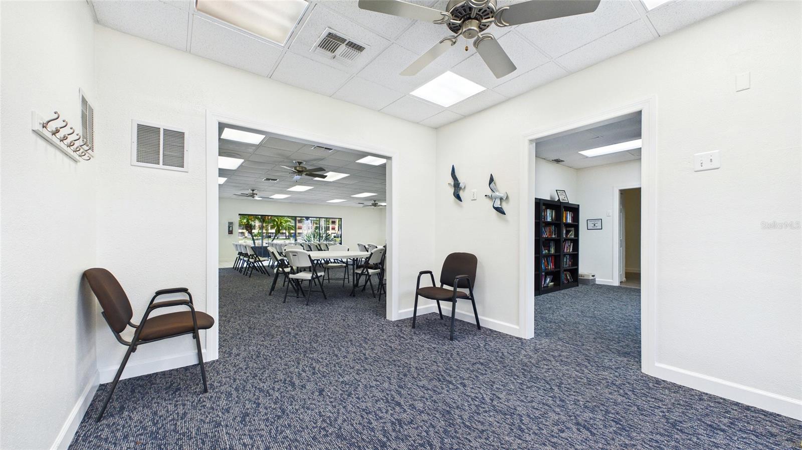 Clubhouse entrance.