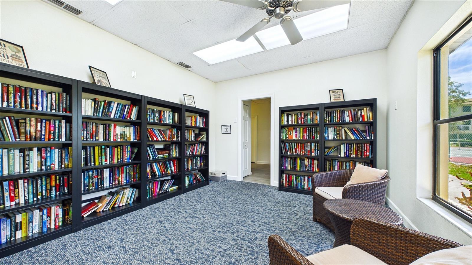 Clubhouse library.