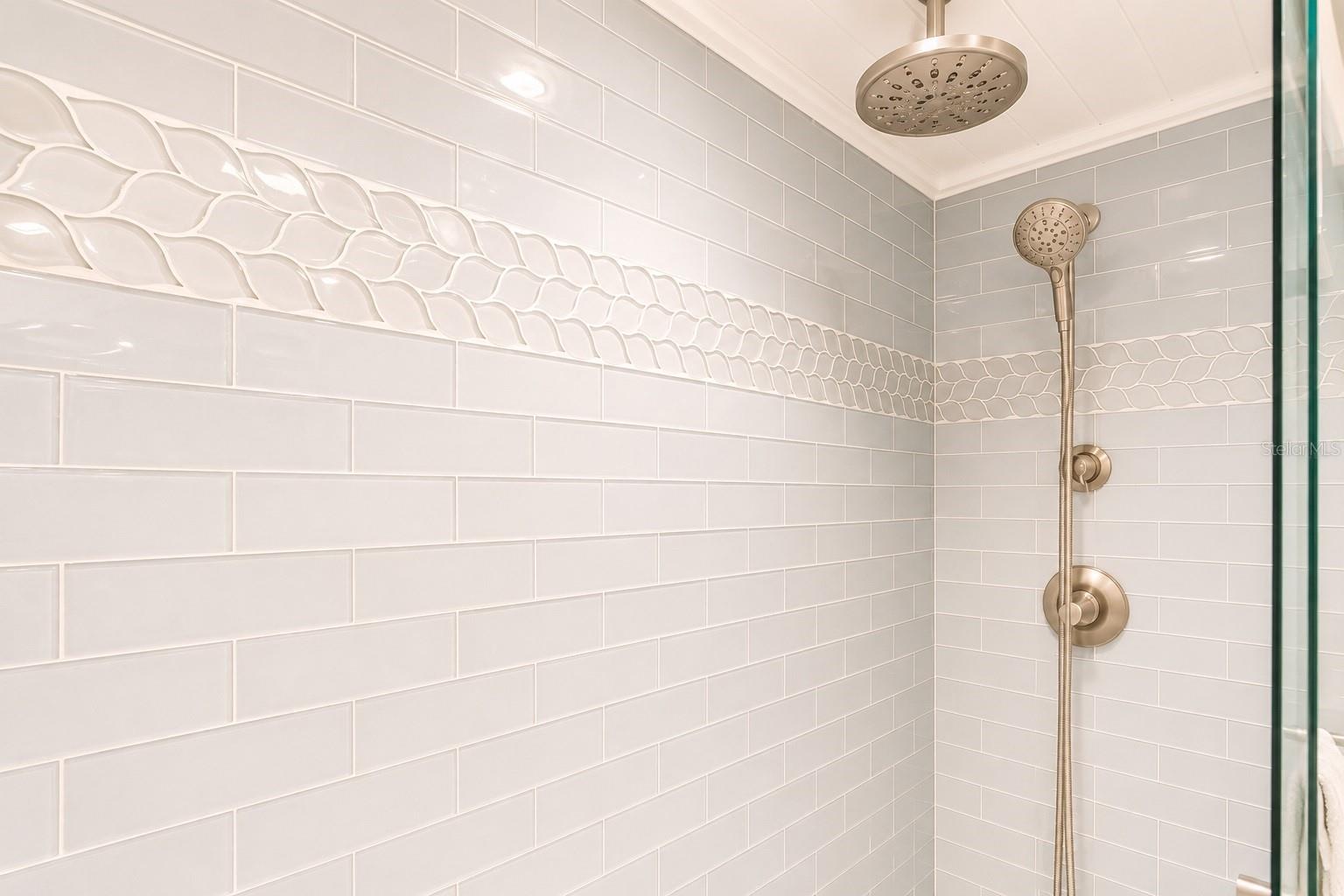 Updated bathroom with walk-in shower.